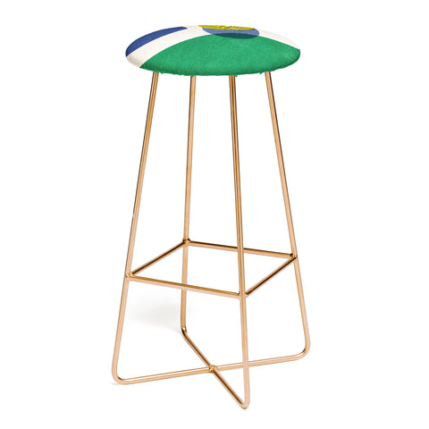 Daniel Coulmann BALLS Tennis hard court I Bar Stool