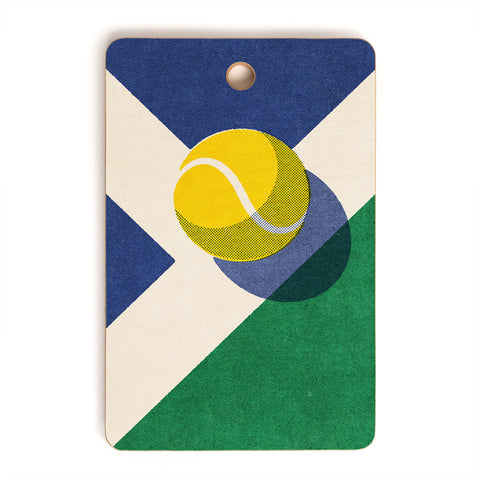 Daniel Coulmann BALLS Tennis hard court I Cutting Board Rectangle