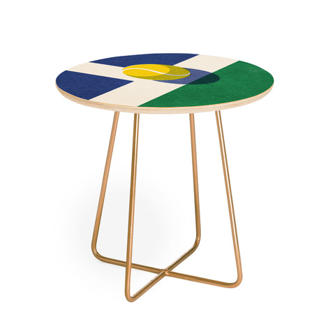 Daniel Coulmann BALLS Tennis hard court I Round Side Table