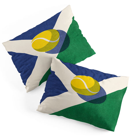 Daniel Coulmann BALLS Tennis hard court I Pillow Shams