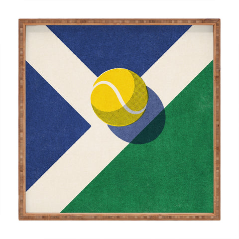 Daniel Coulmann BALLS Tennis hard court I Square Tray