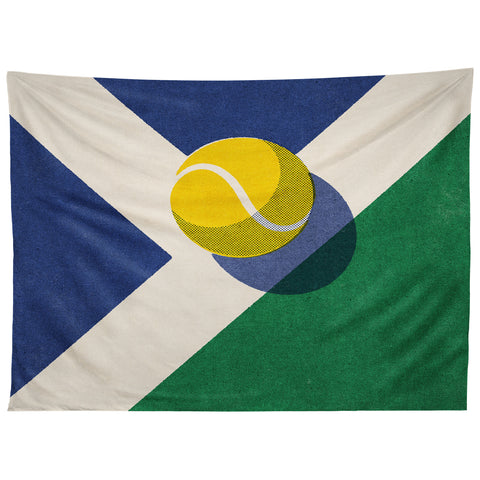 Daniel Coulmann BALLS Tennis hard court I Tapestry