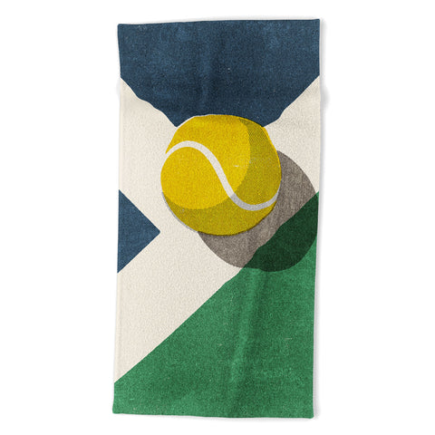 Daniel Coulmann BALLS Tennis Hard Court Beach Towel