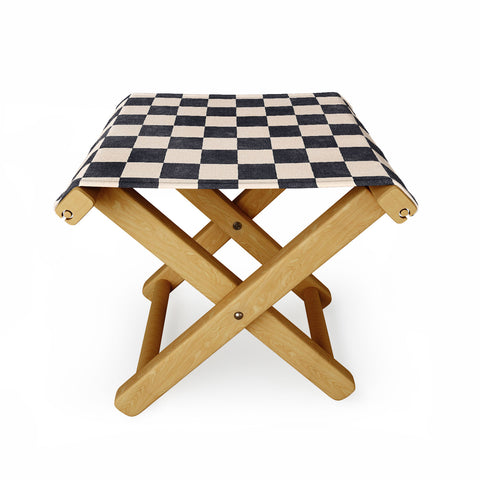 Daniel Coulmann CHECKER 001 Graphite Folding Stool