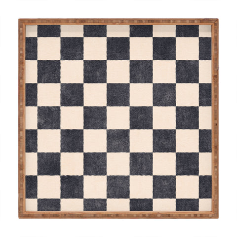 Daniel Coulmann CHECKER 001 Graphite Square Tray