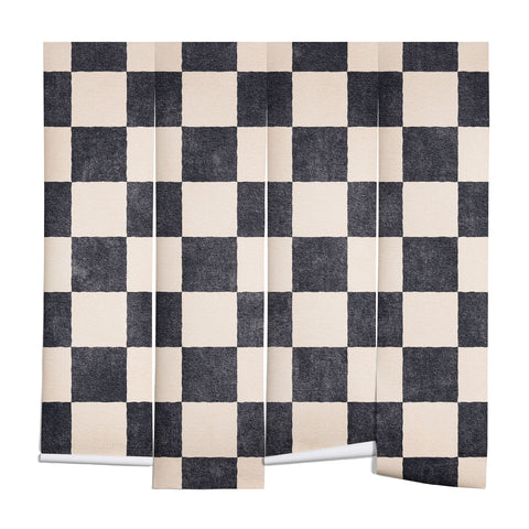 Daniel Coulmann CHECKER 001 Graphite Wall Mural