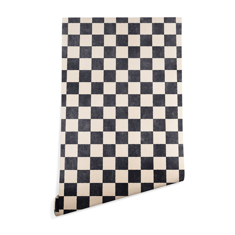 Daniel Coulmann CHECKER 001 Graphite Wallpaper