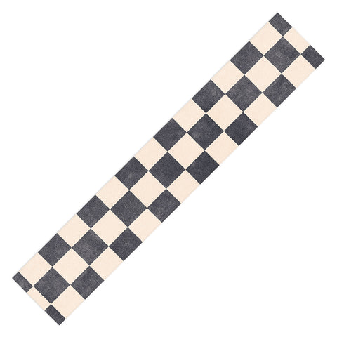 Daniel Coulmann CHECKER 001 Graphite Table Runner