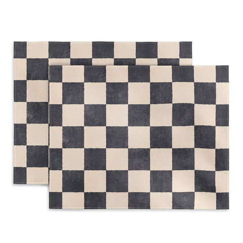 Daniel Coulmann CHECKER 001 Graphite Placemat
