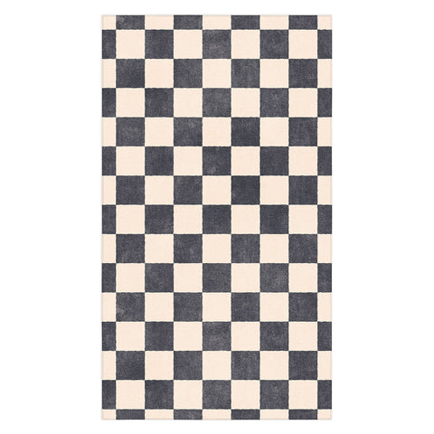 Daniel Coulmann CHECKER 001 Graphite Tablecloth
