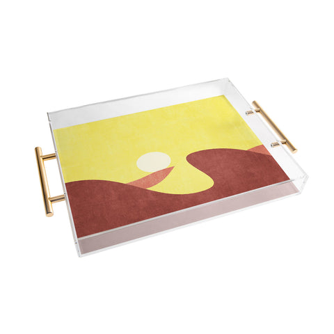 Daniel Coulmann LANDSHAPES Desert Sunset Acrylic Tray