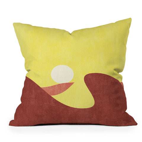 Daniel Coulmann LANDSHAPES Desert Sunset Outdoor Throw Pillow