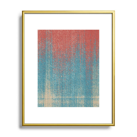 Daniel Coulmann SCRATCHES Eleven Metal Framed Art Print