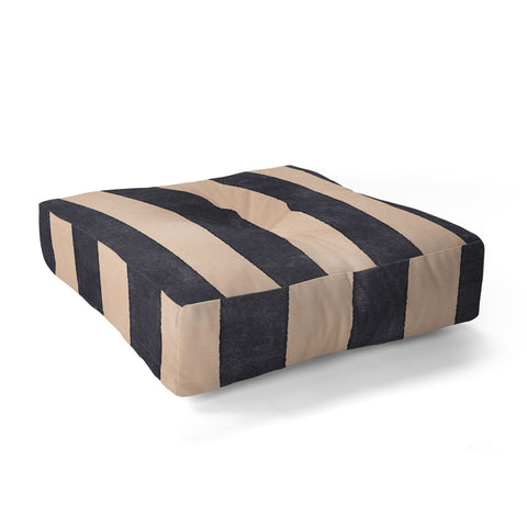 Daniel Coulmann STRIPES 001 P Basaltic Floor Pillow Square