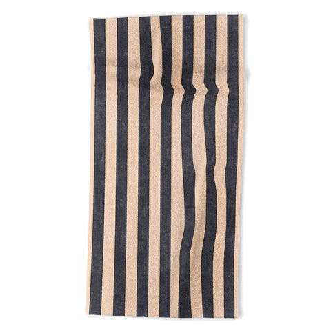 Daniel Coulmann STRIPES 001 P Basaltic Beach Towel