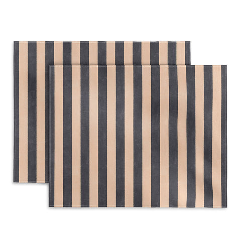 Daniel Coulmann STRIPES 001 P Basaltic Placemat
