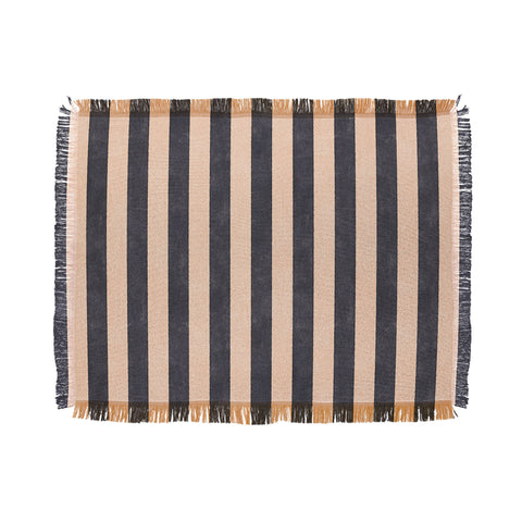 Daniel Coulmann STRIPES 001 P Basaltic Throw Blanket