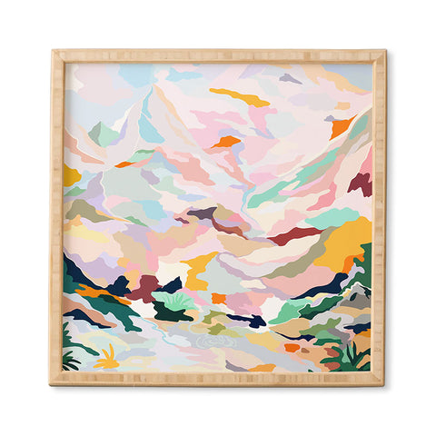 Danse de Lune alpine I Framed Wall Art