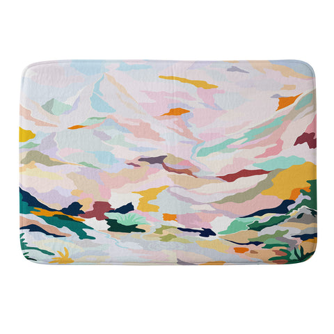 Danse de Lune alpine I Memory Foam Bath Mat