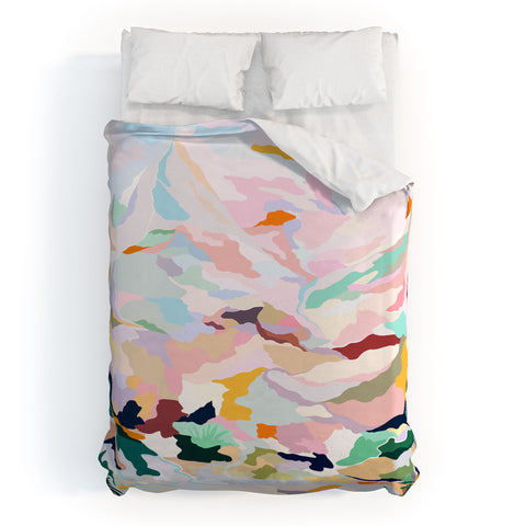 Danse de Lune alpine I Duvet Cover