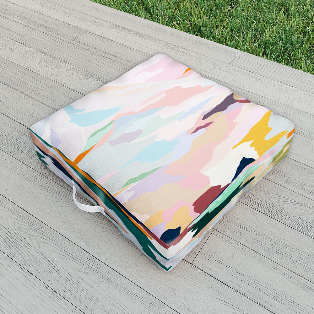Alpine I Outdoor Floor Cushion Danse De Lune