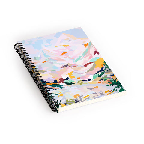Danse de Lune alpine I Spiral Notebook