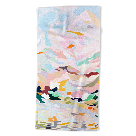 Danse de Lune alpine I Beach Towel