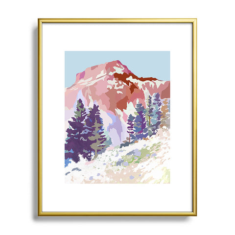 Danse de Lune Alpine Lite II Metal Framed Art Print