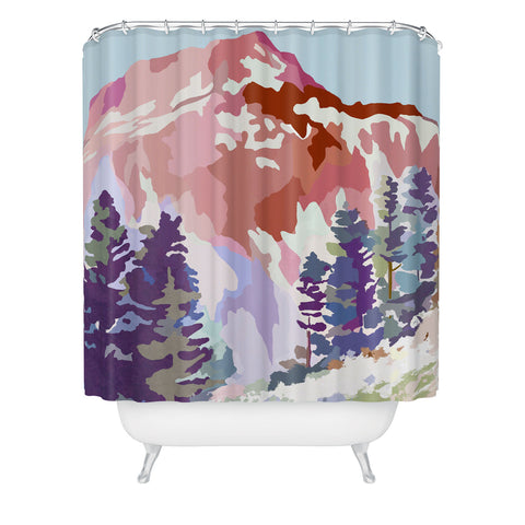 Danse de Lune Alpine Lite II Shower Curtain
