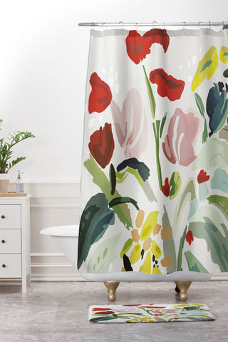 Danse de Lune Chelsea I Shower Curtain And Mat