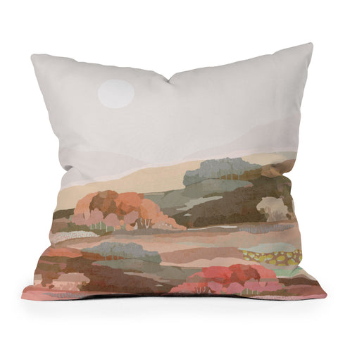 Danse de Lune From Hawkshead Outdoor Throw Pillow
