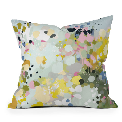Danse de Lune Meadow Impression Outdoor Throw Pillow