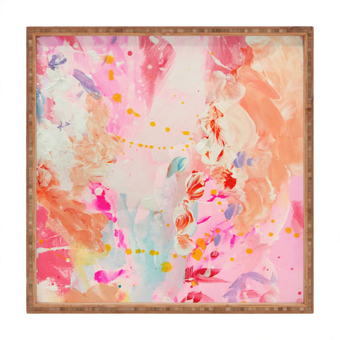 Danse de Lune sky music Square Tray