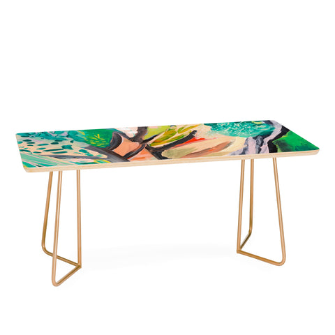 Danse de Lune tree and leaf abstract Coffee Table