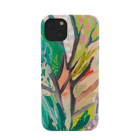 Danse de Lune tree and leaf abstract Phone Case