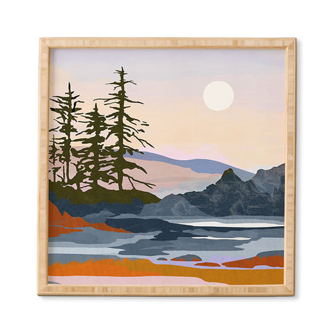 Danse de Lune valley moon Framed Wall Art