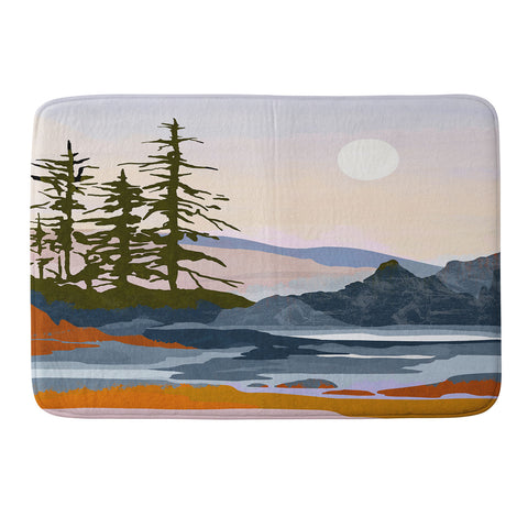 Danse de Lune valley moon Memory Foam Bath Mat