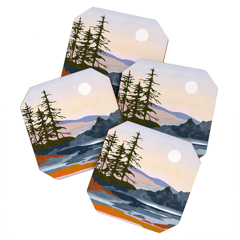 Danse de Lune valley moon Coaster Set