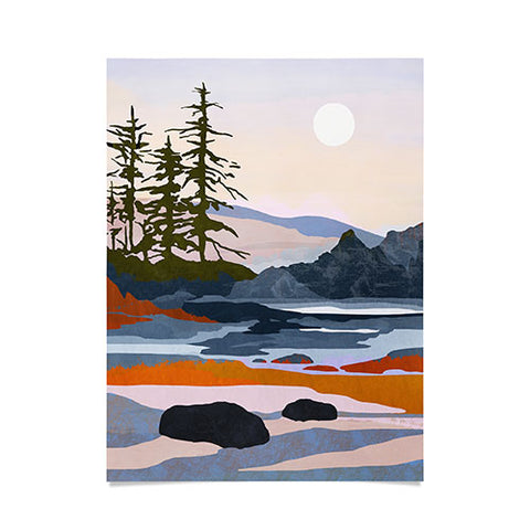 Danse de Lune valley moon Poster