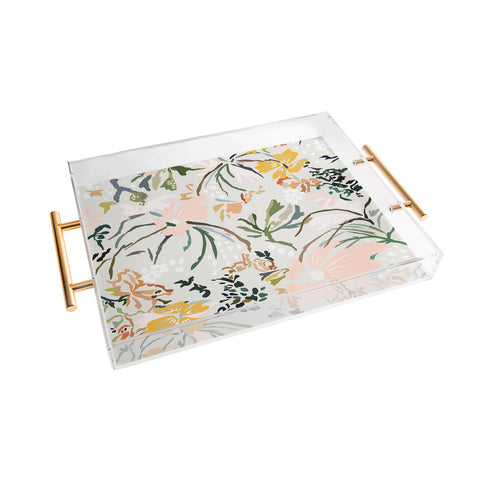 Danse de Lune wallpaper poem Acrylic Tray