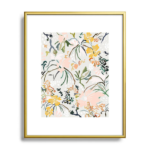 Danse de Lune wallpaper poem Metal Framed Art Print