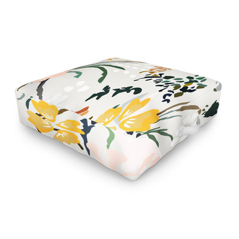 Danse de Lune wallpaper poem Outdoor Floor Cushion
