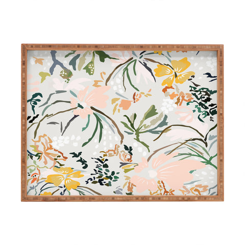 Danse de Lune wallpaper poem Rectangular Tray