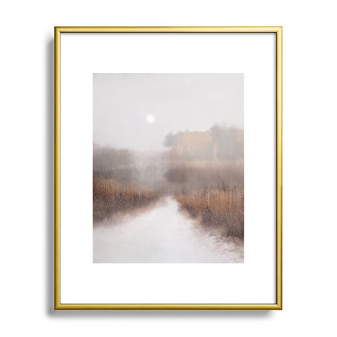 Danse de Lune Winter light Metal Framed Art Print