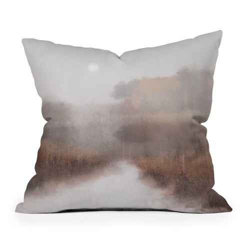 Danse de Lune Winter light Outdoor Throw Pillow