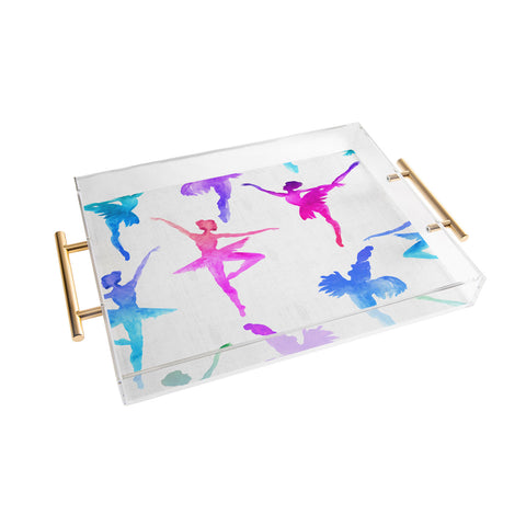 Dash and Ash Ballerina Ballerina Acrylic Tray