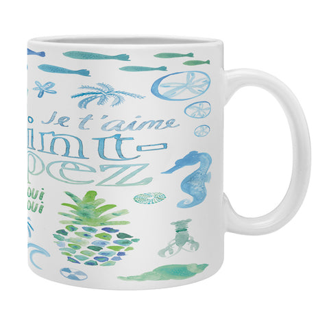 Dash and Ash Beach Collector Saint Tropez Coffee Mug