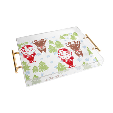 Dash and Ash Best Bros From The North Pole Acrylic Tray