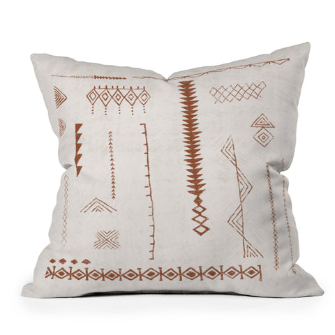 Dash and Ash Blank Slate Outdoor Throw Pillow