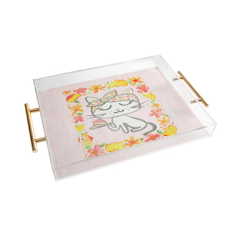 Dash and Ash Cake Madam Acrylic Tray